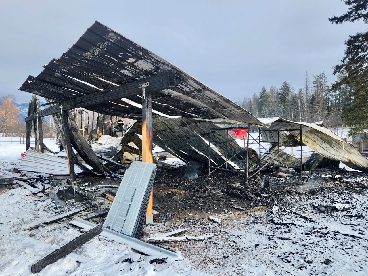 Whitefish Barn Fire