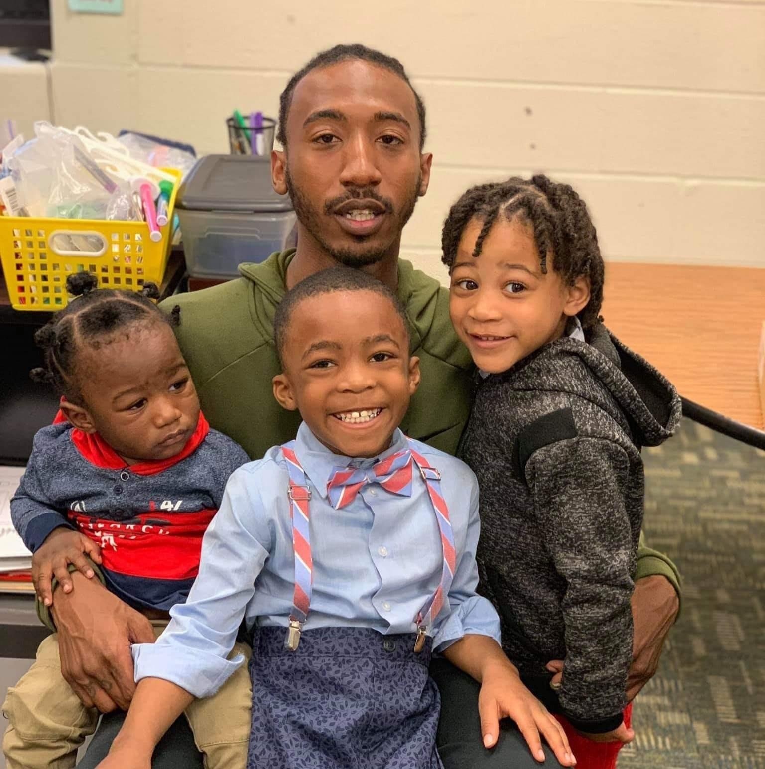 Cameron Lamb and his family