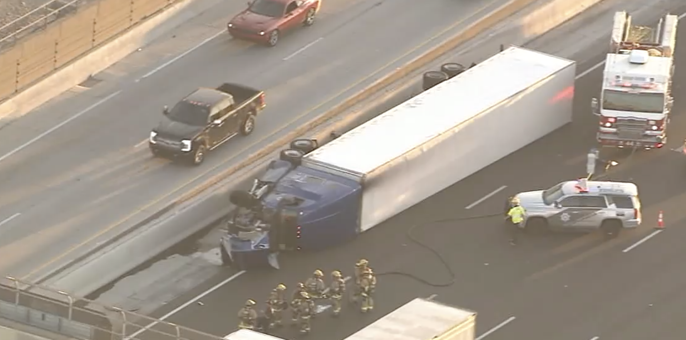 I-10 67th Avenue semi crash