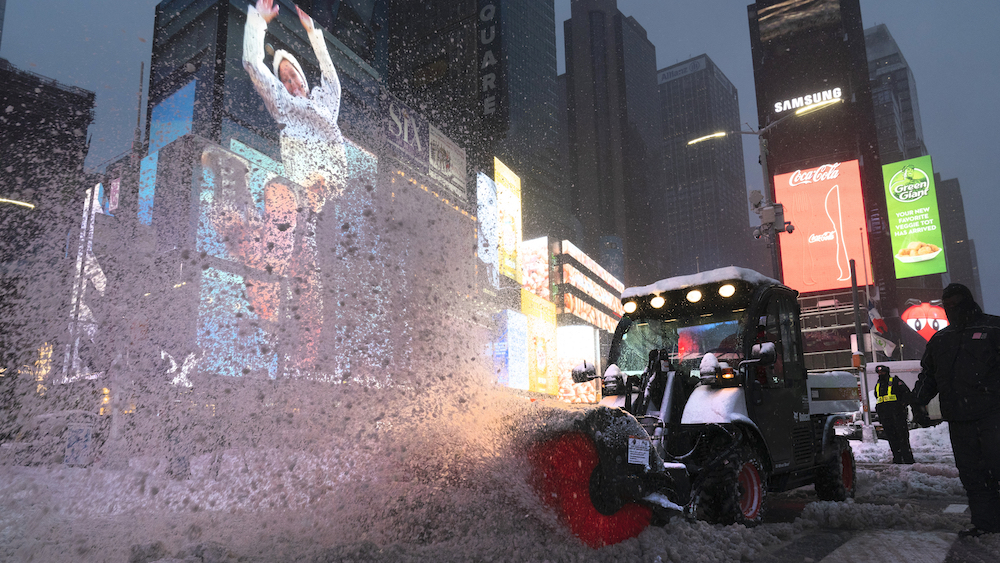 New York snow