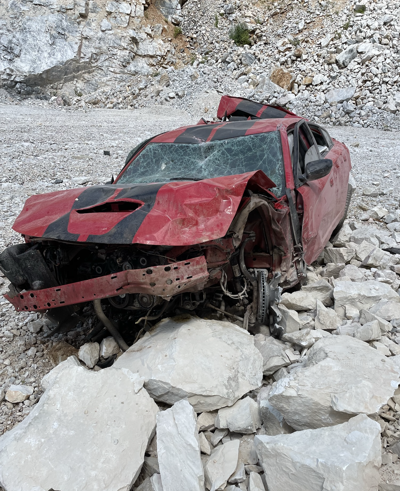 Three dead after car is found at bottom of quarry in Frederick County