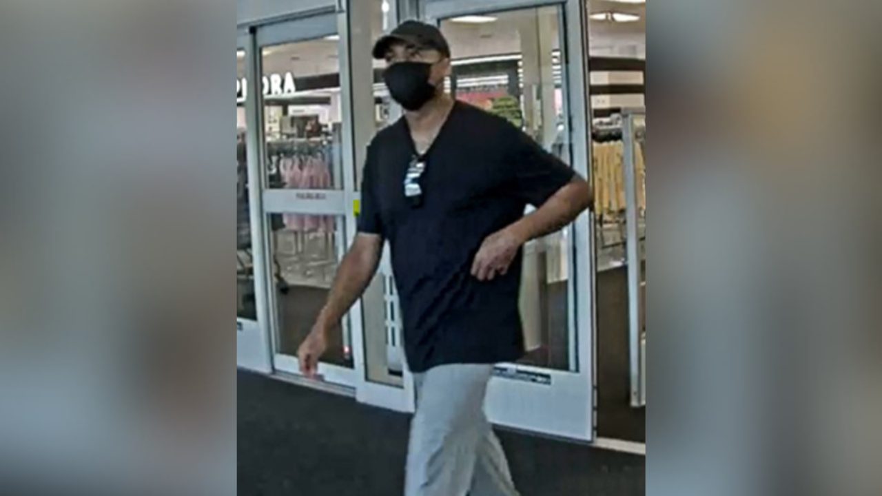 Chesterfield Crime Solvers need help identifying man suspected of exposing himself to women at Kohl's