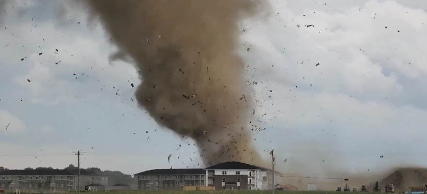 'Damage covers a large area': Tornado sightings in Indiana - Vimarsana News