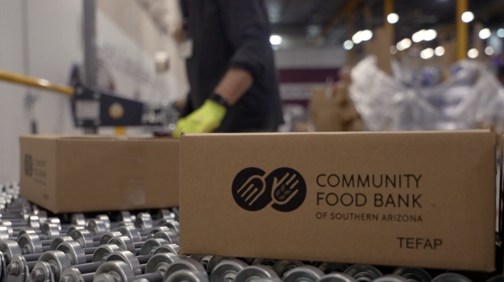 Community Food bank box
