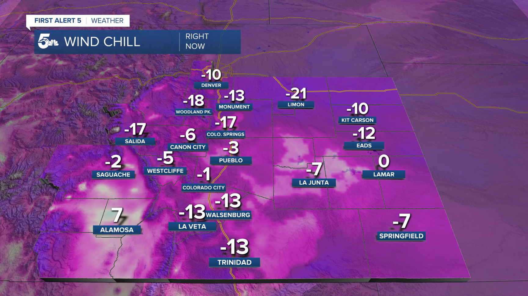 Dangerous Wind Chills