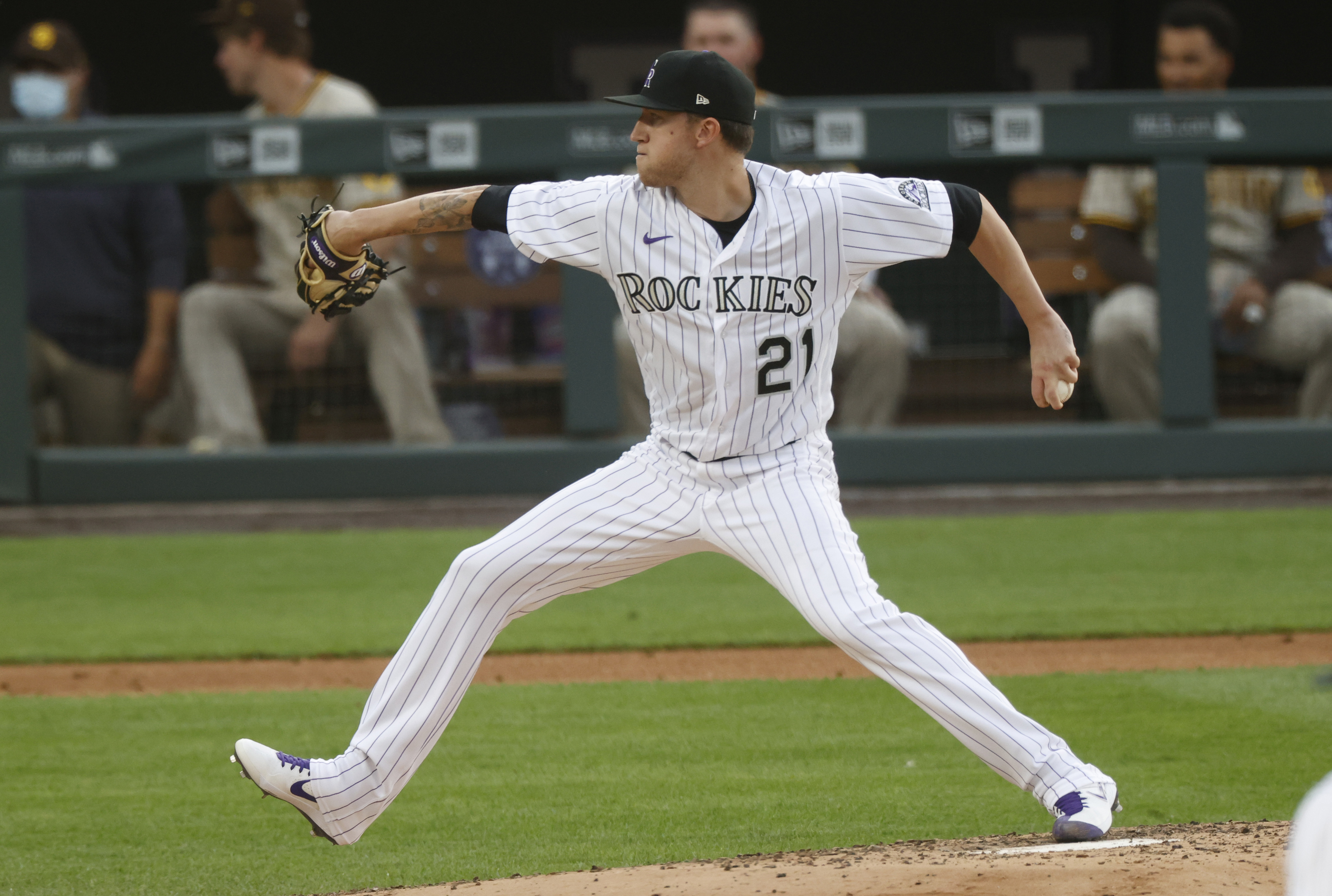 Padres Rockies Baseball