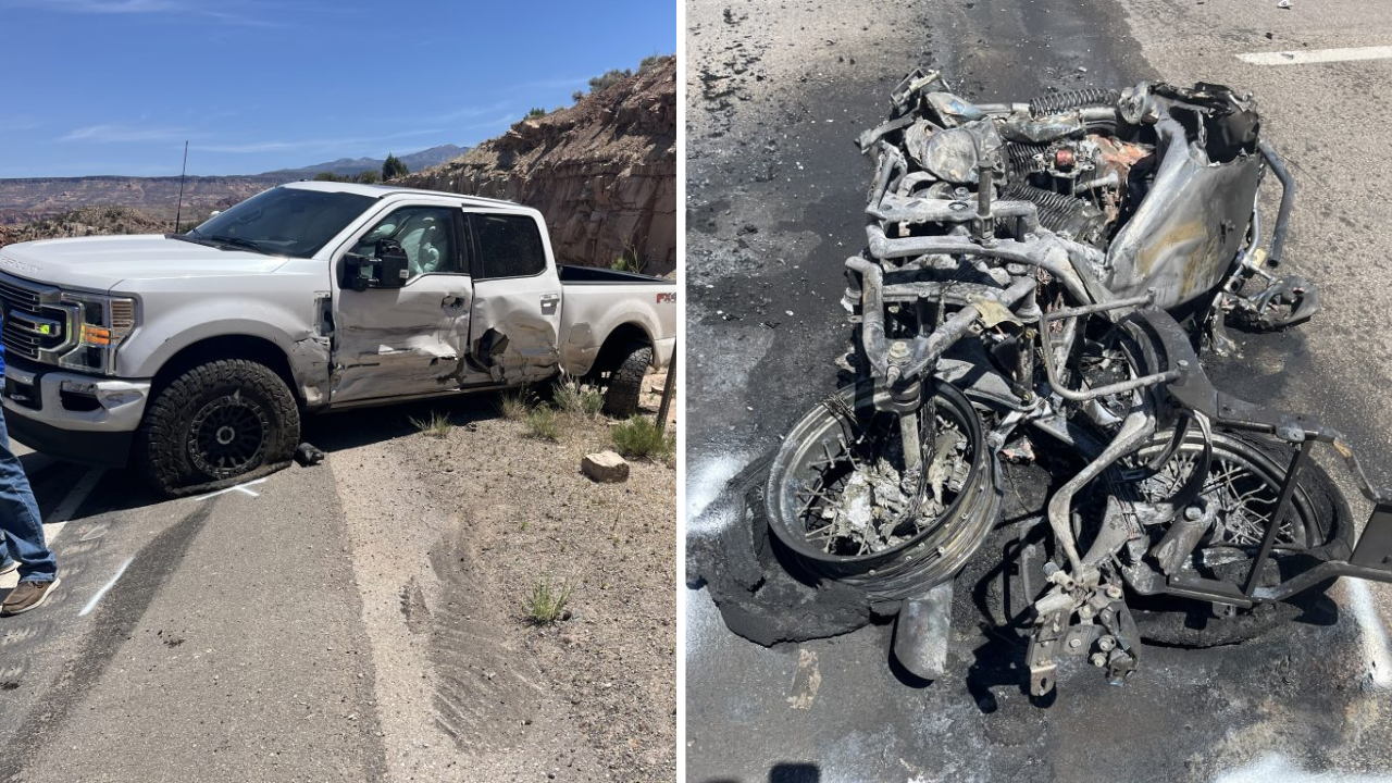 Motorcyclist dies after crashing into truck on San Juan County highway