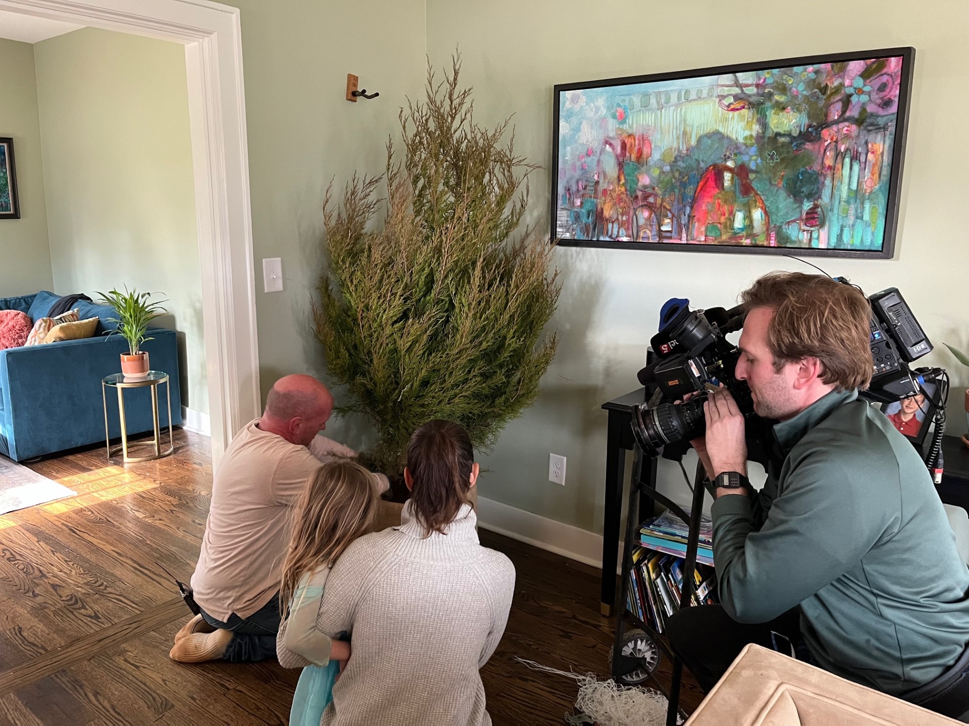 Charles Smith rents out live trees 