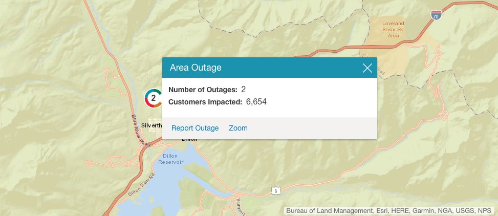 Silverthorne outages