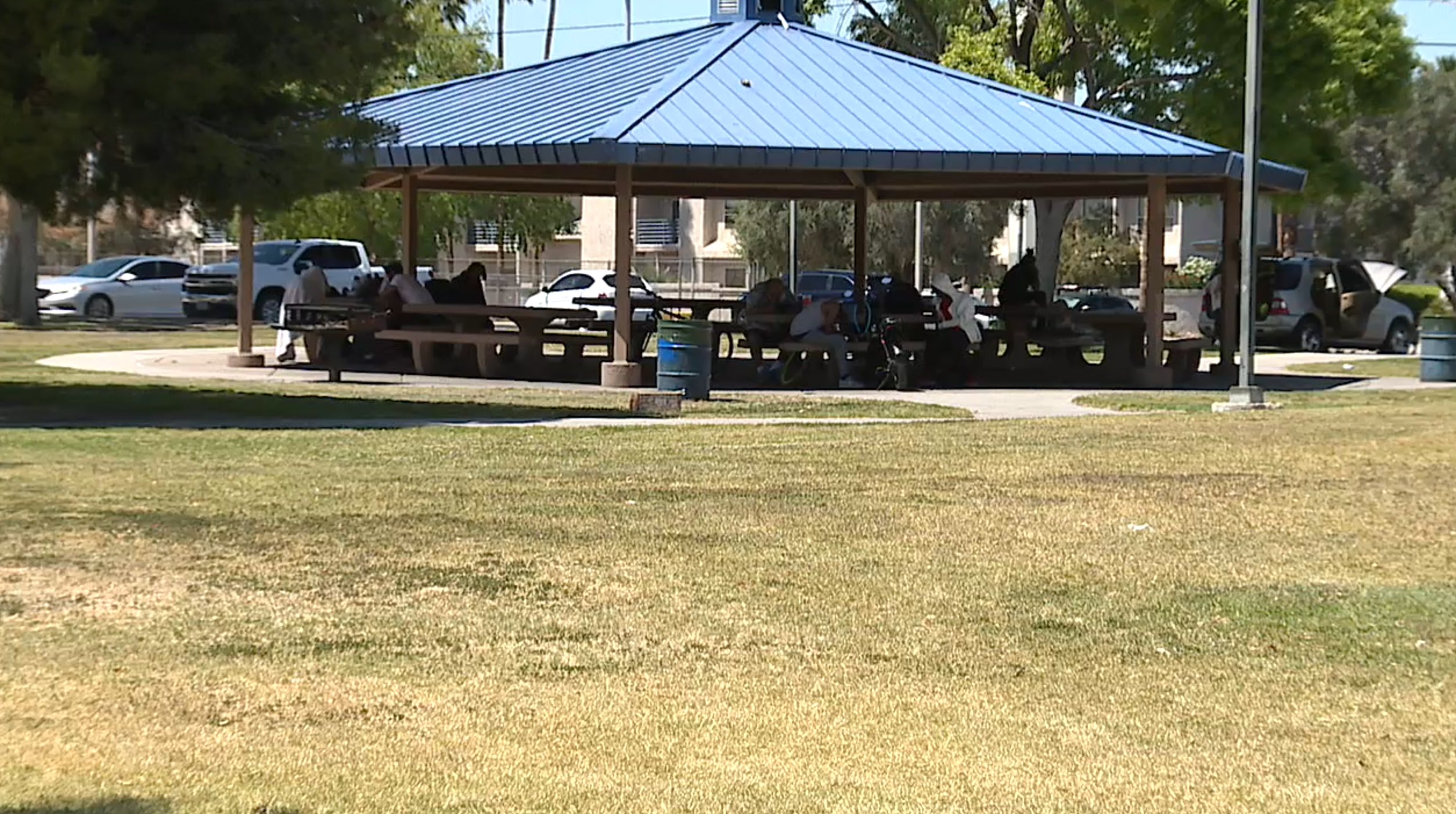 Residents raise safety concerns over growing encampment at West Flamingo Park