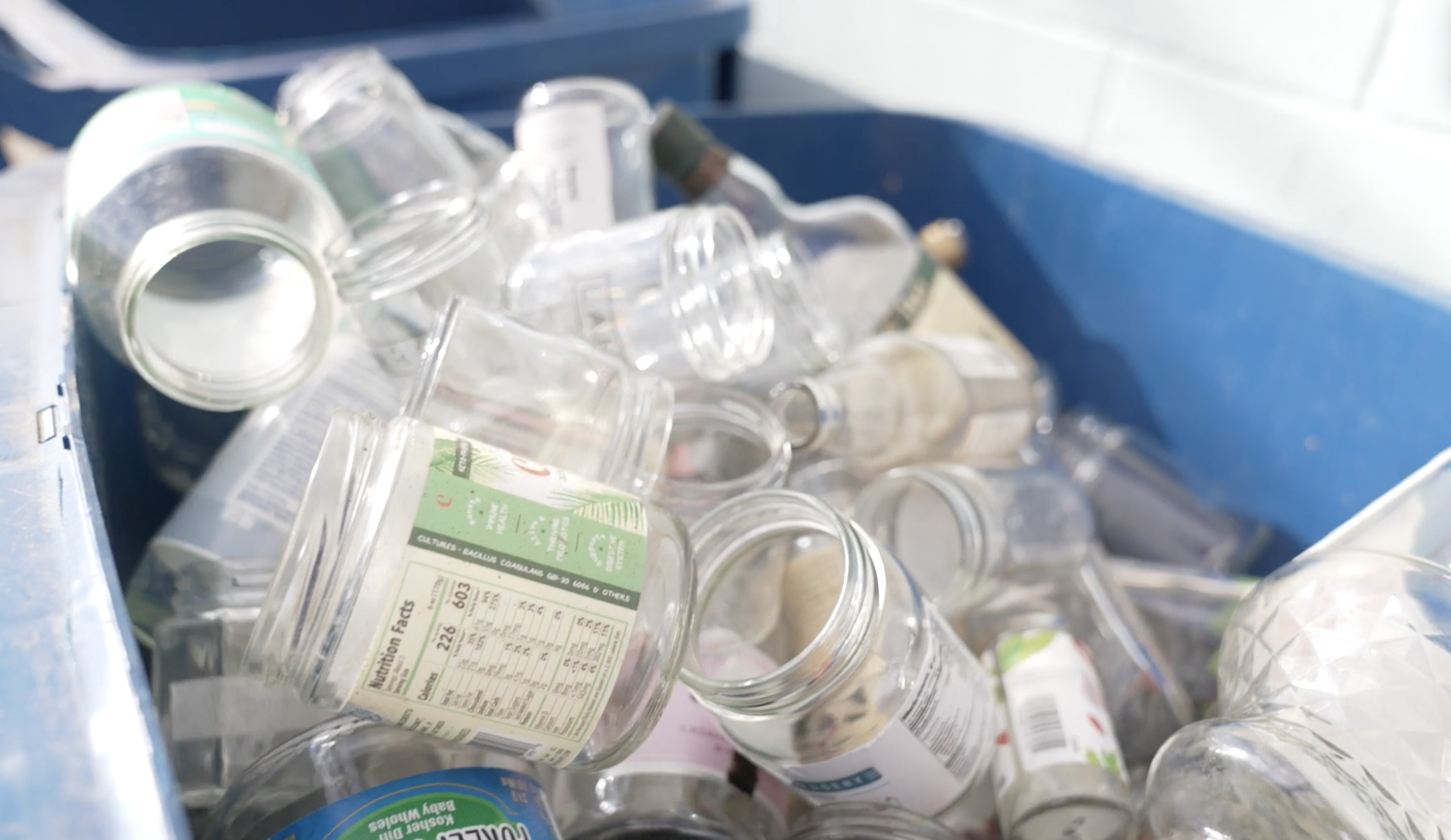 According to the U.S. EPA, of all the glass used in America, only 33.1% of it is recycled. Compare that to Europe, where the rate of glass recycling is 74%.