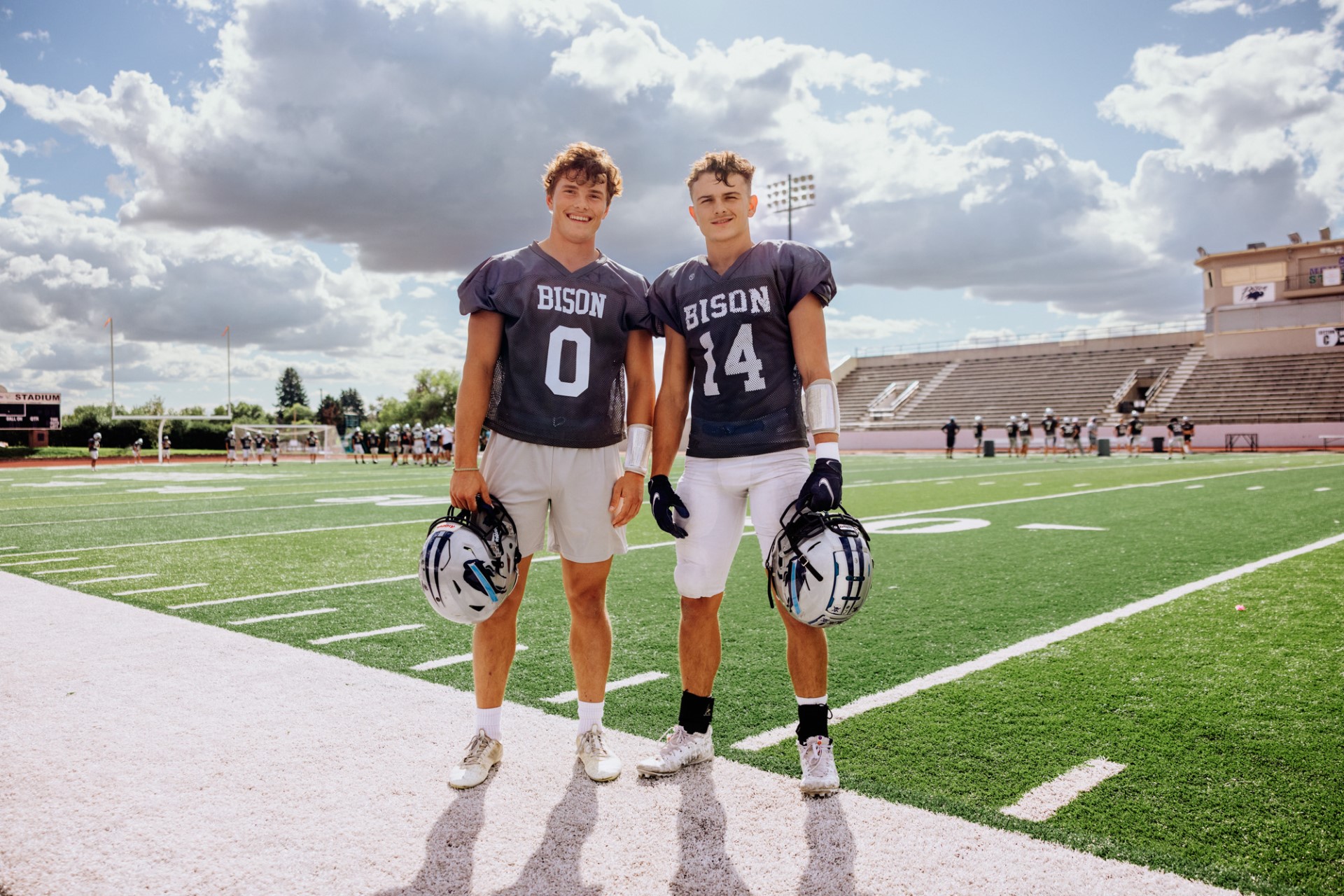 Izayah Brown and Ryder English 