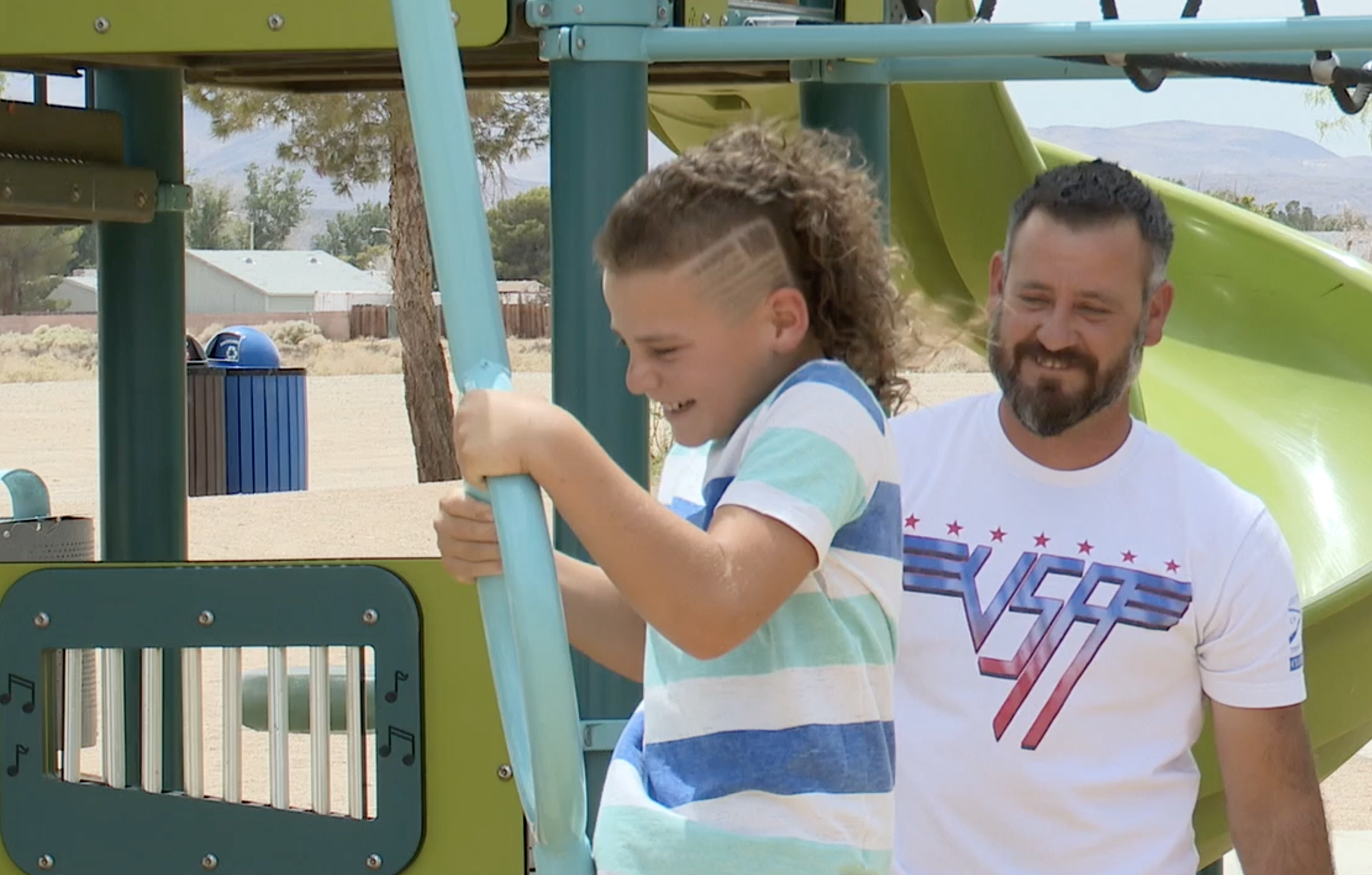 Zarek Rael and Dad