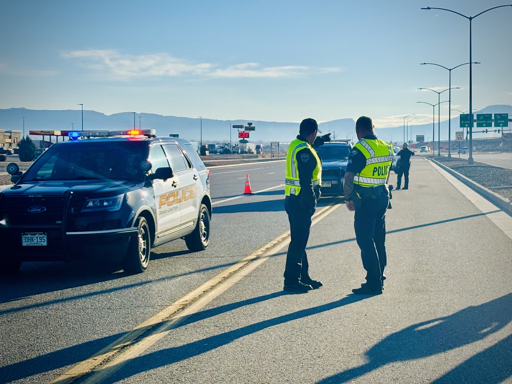 Grand Junction I-70 hit-and-run into CSP vehicle 3-5-25