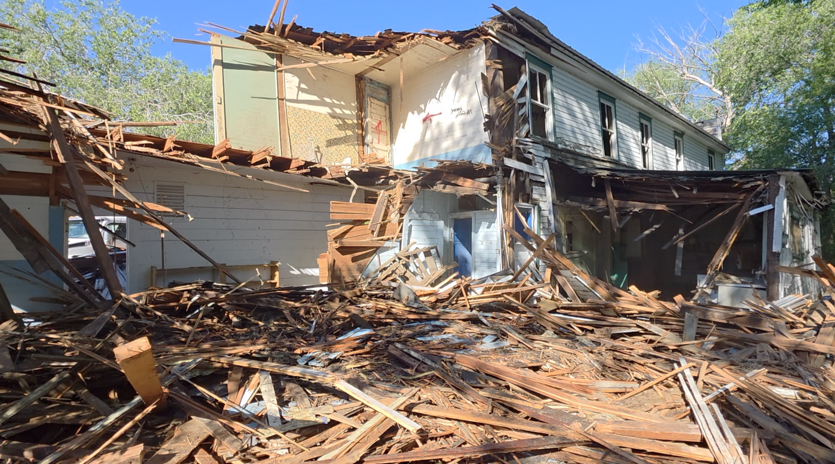 Historic Animal House torn down in Shoshone, Idaho