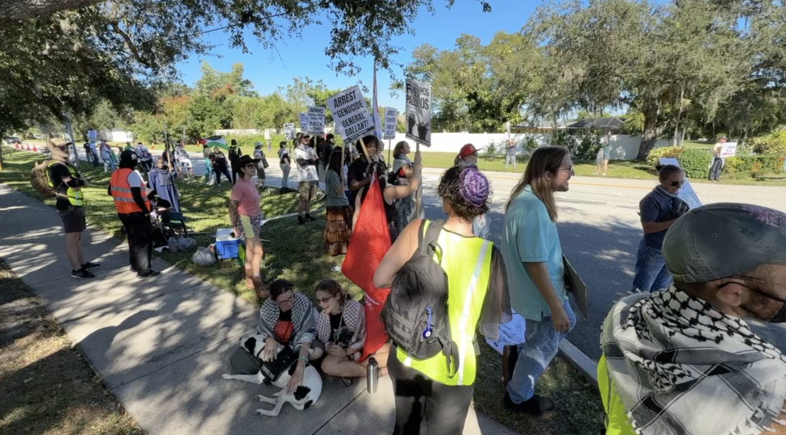 Former Israeli defense minister speaks in Sarasota as protesters demand arrest over alleged war crimes