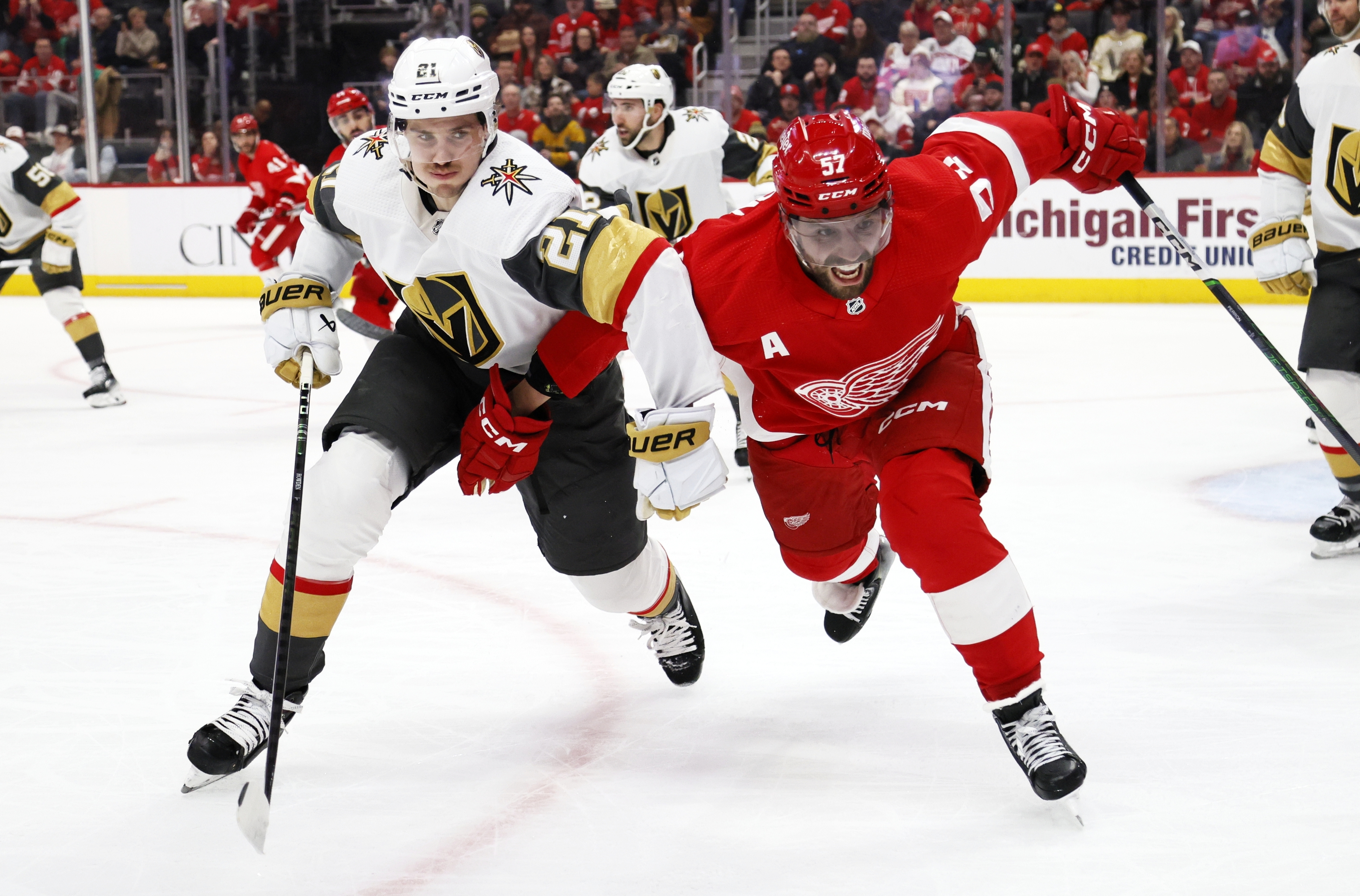 Golden Knights Red Wings Hockey