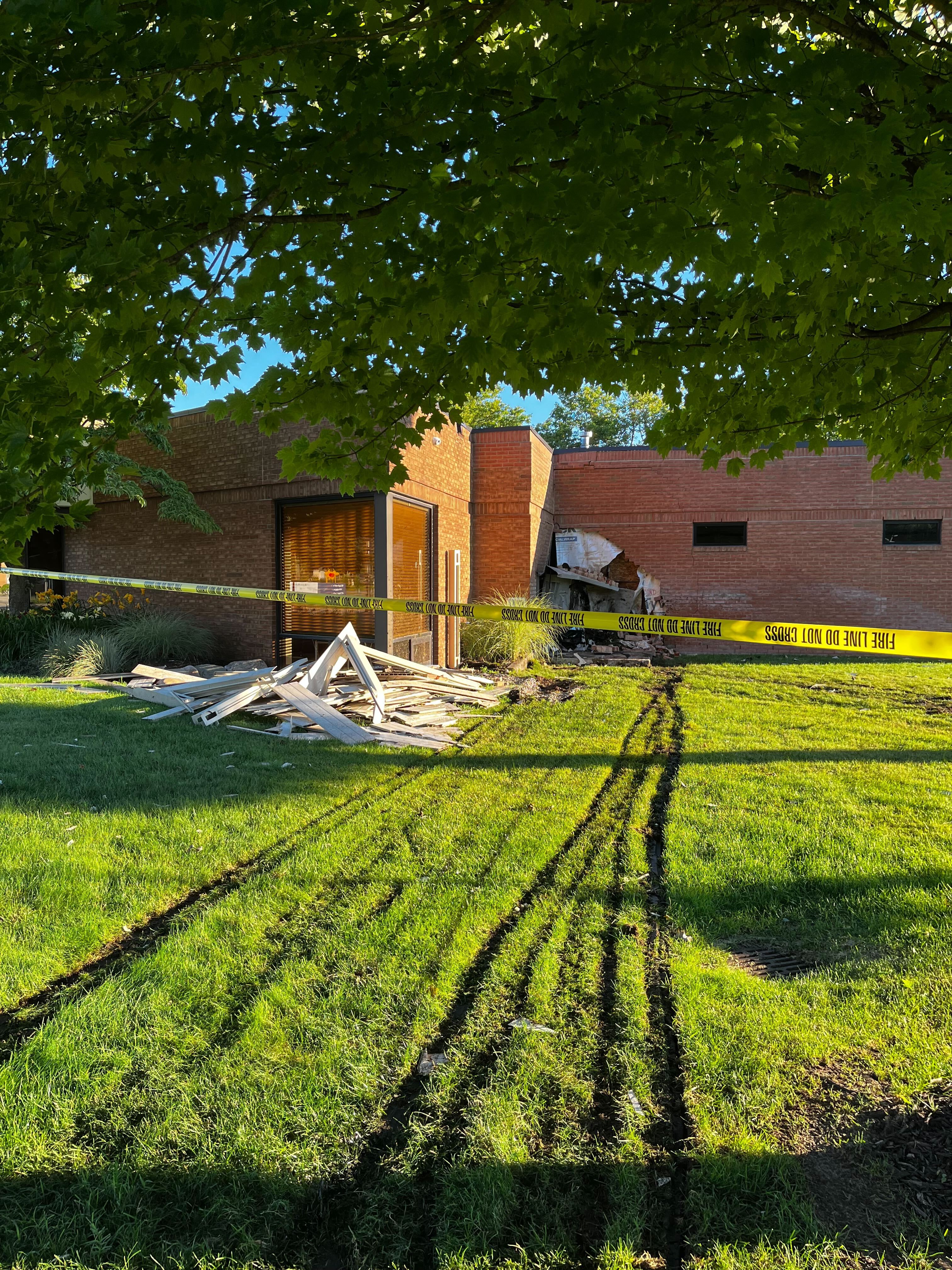 HOLLAND TWP CAR INTO BUILDING