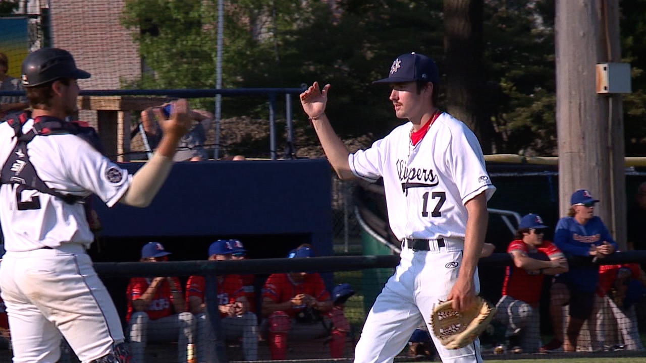 Muskegon Clippers Jack Decker playoffs game one