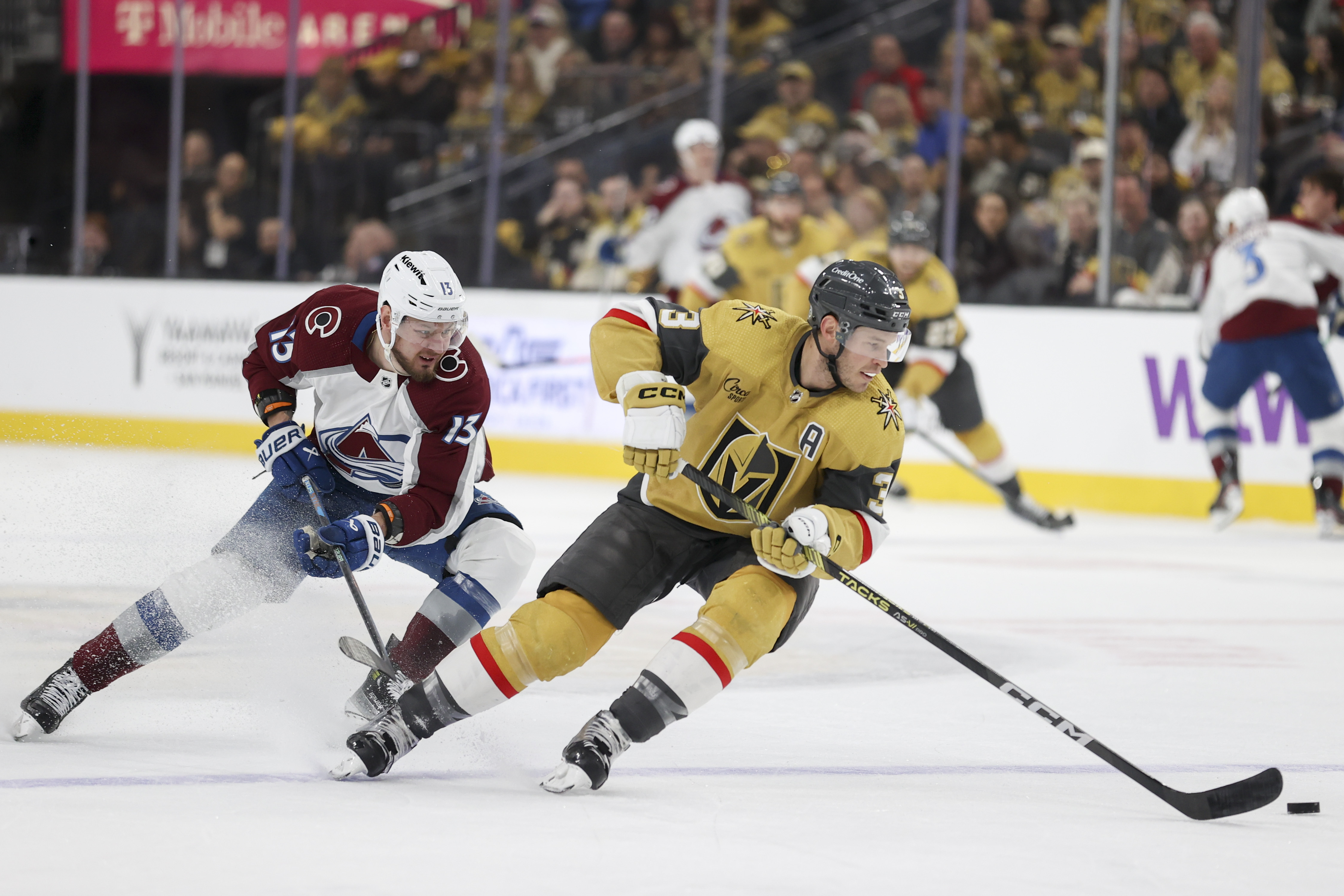 Avalanche Golden Knights Hockey