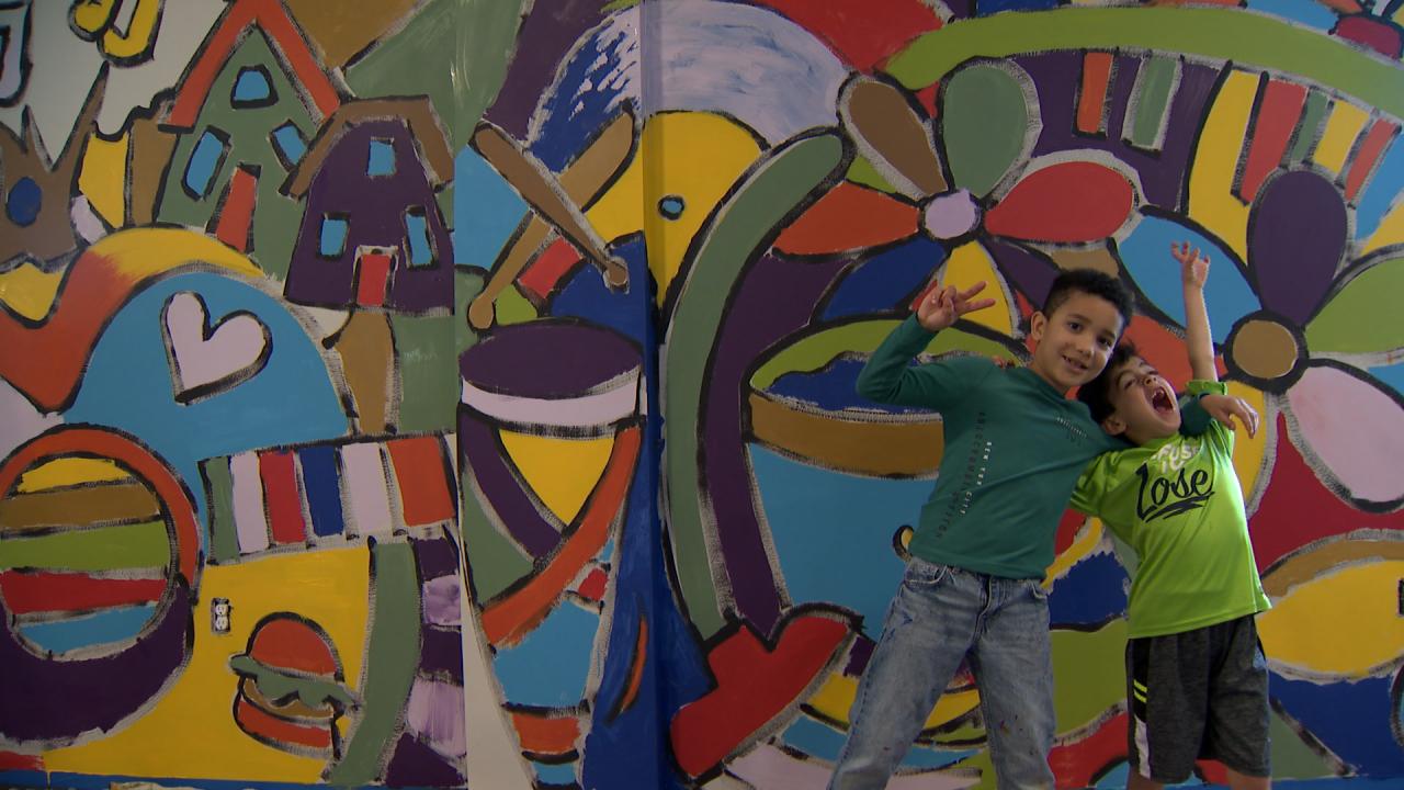 Kids mural