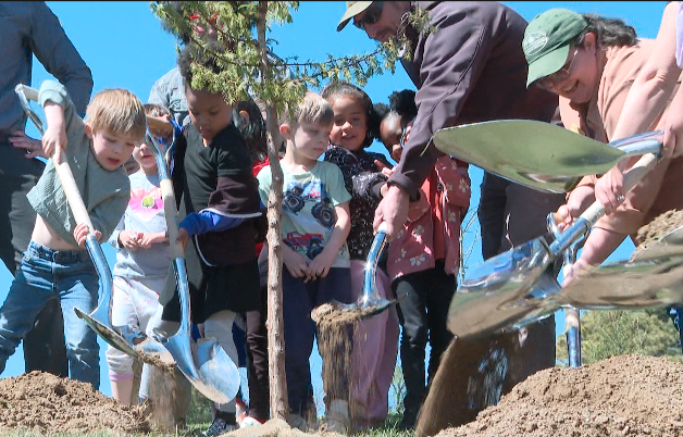 Colorado Springs plants trees to bring shade to the southeast side.