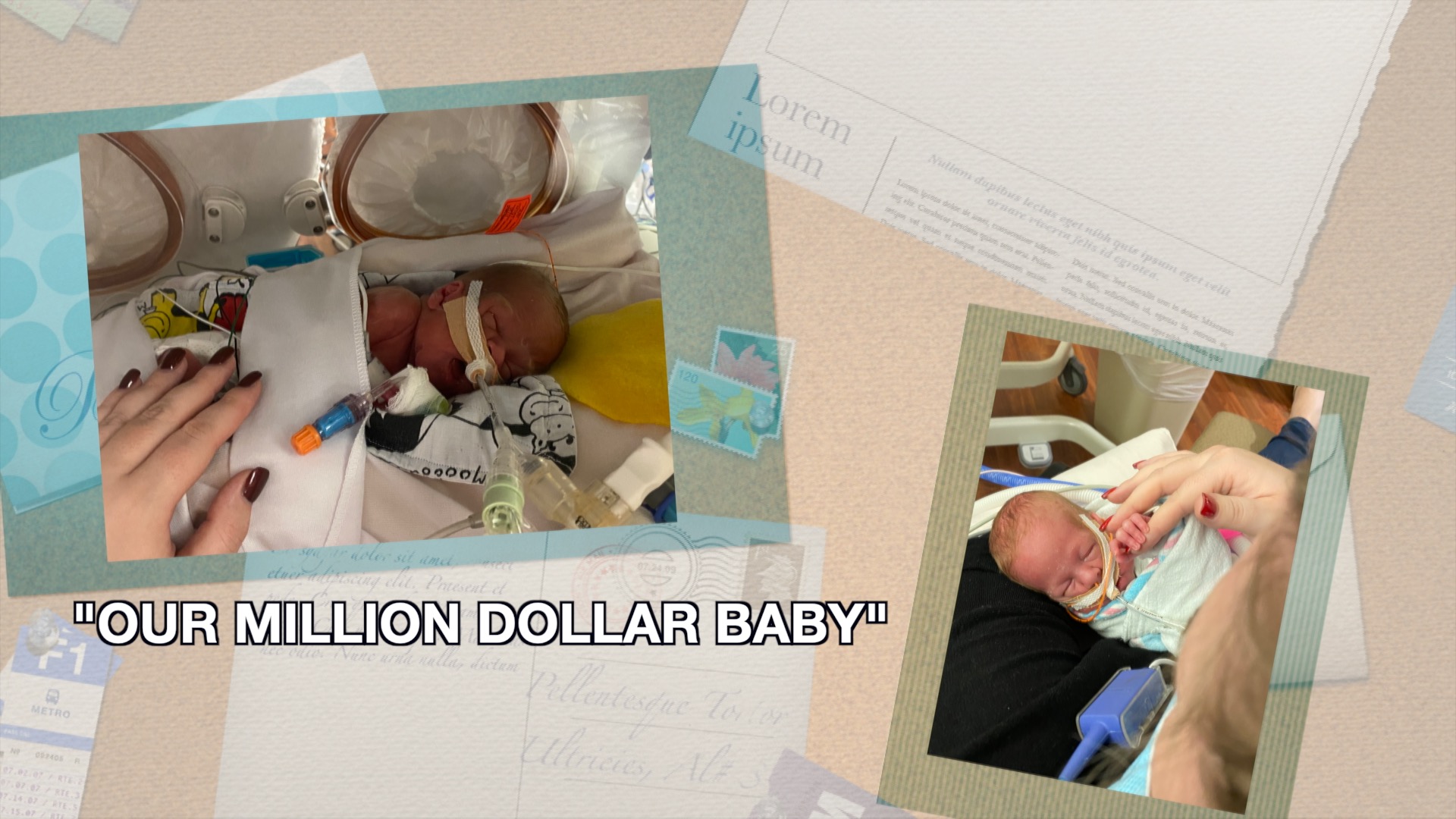 "Our million dollar baby"