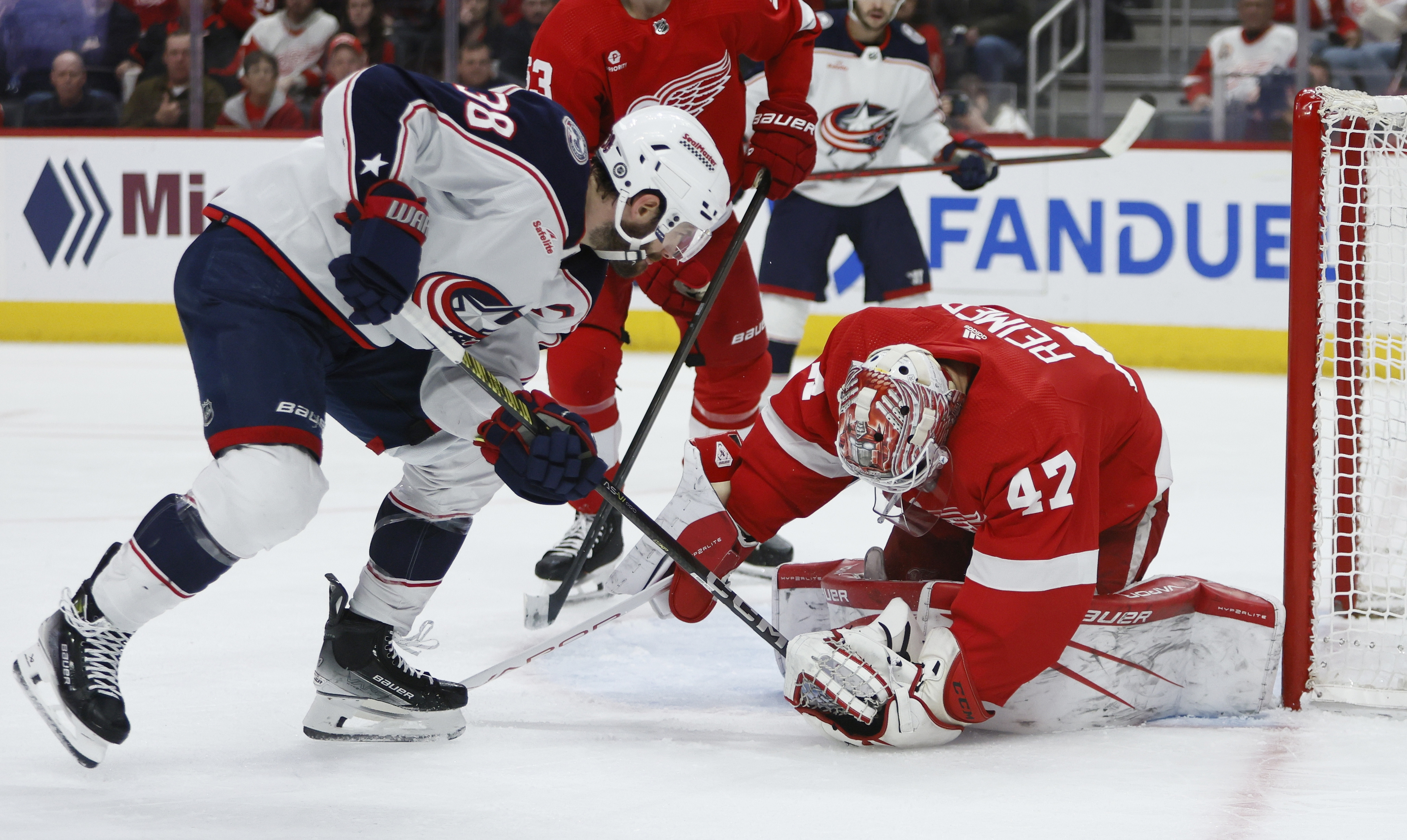 Blue Jackets Red Wings Hockey