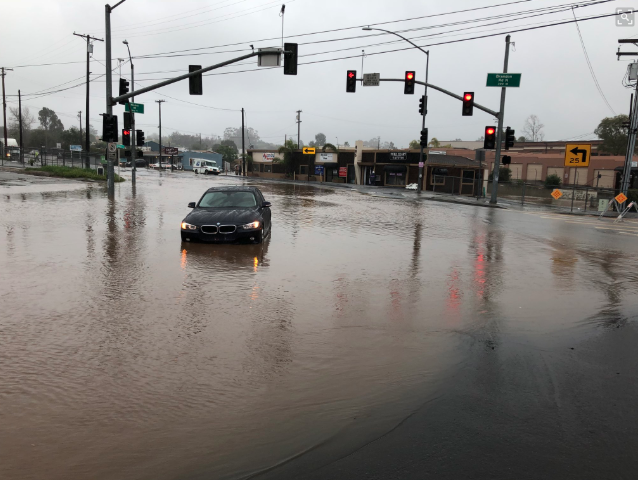 north county car flood