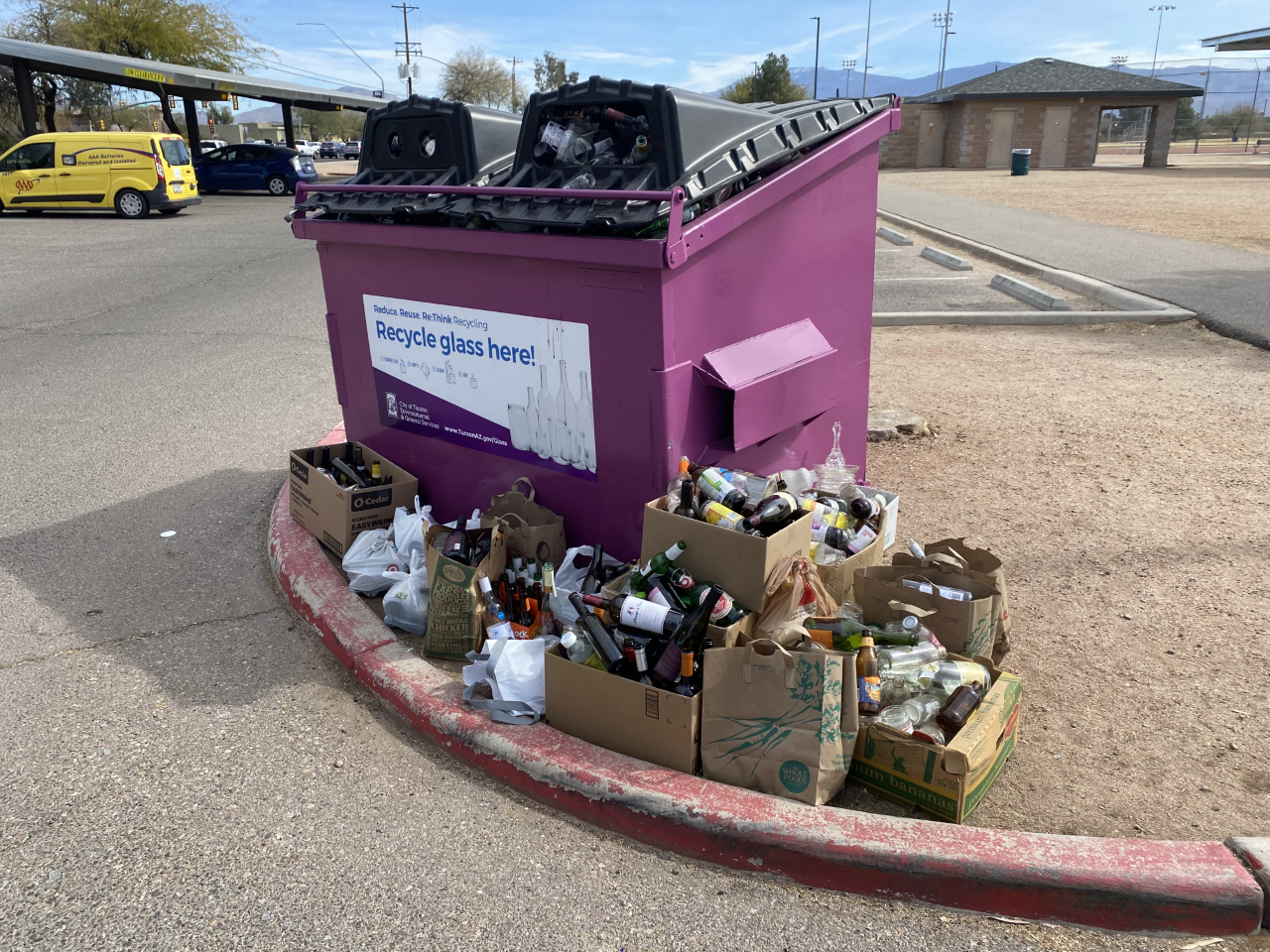 Tucson Glass Recycling Bin