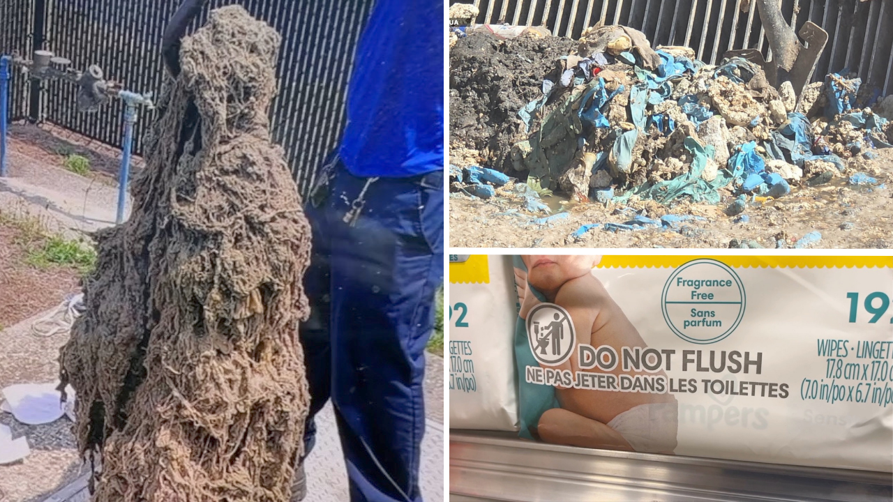 Officials warn wipes and grease are clogging sewer systems during drought