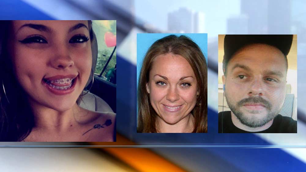 Sophia Diaz (far left), Karis Diaz, Curtis Clemons