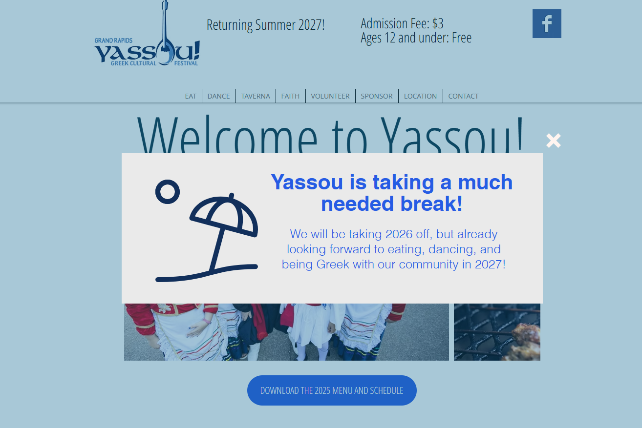 Yassou Greek Festival cancelled for 2026
