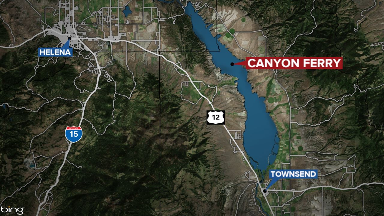 canyon ferry map