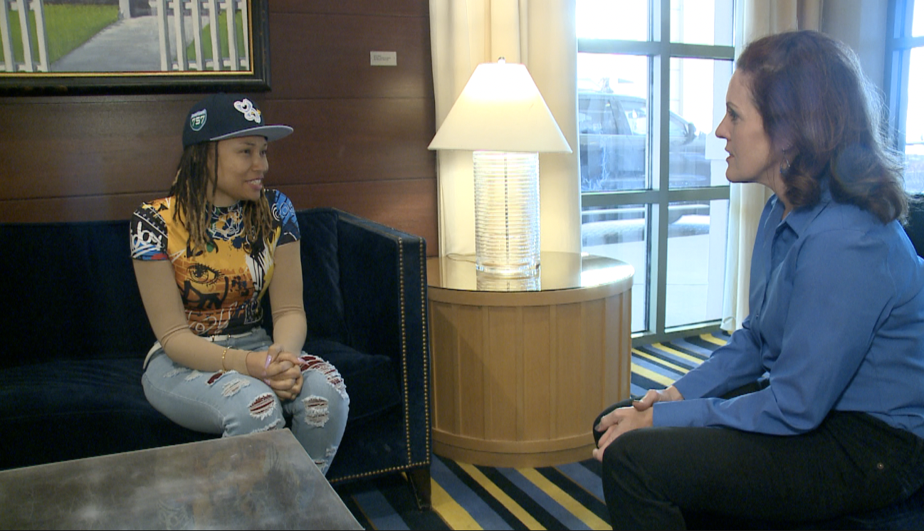 Chrysany Collier was the winner of the SITW contest where she was the first person to find the 'hidden' message near the King Neptune statue.