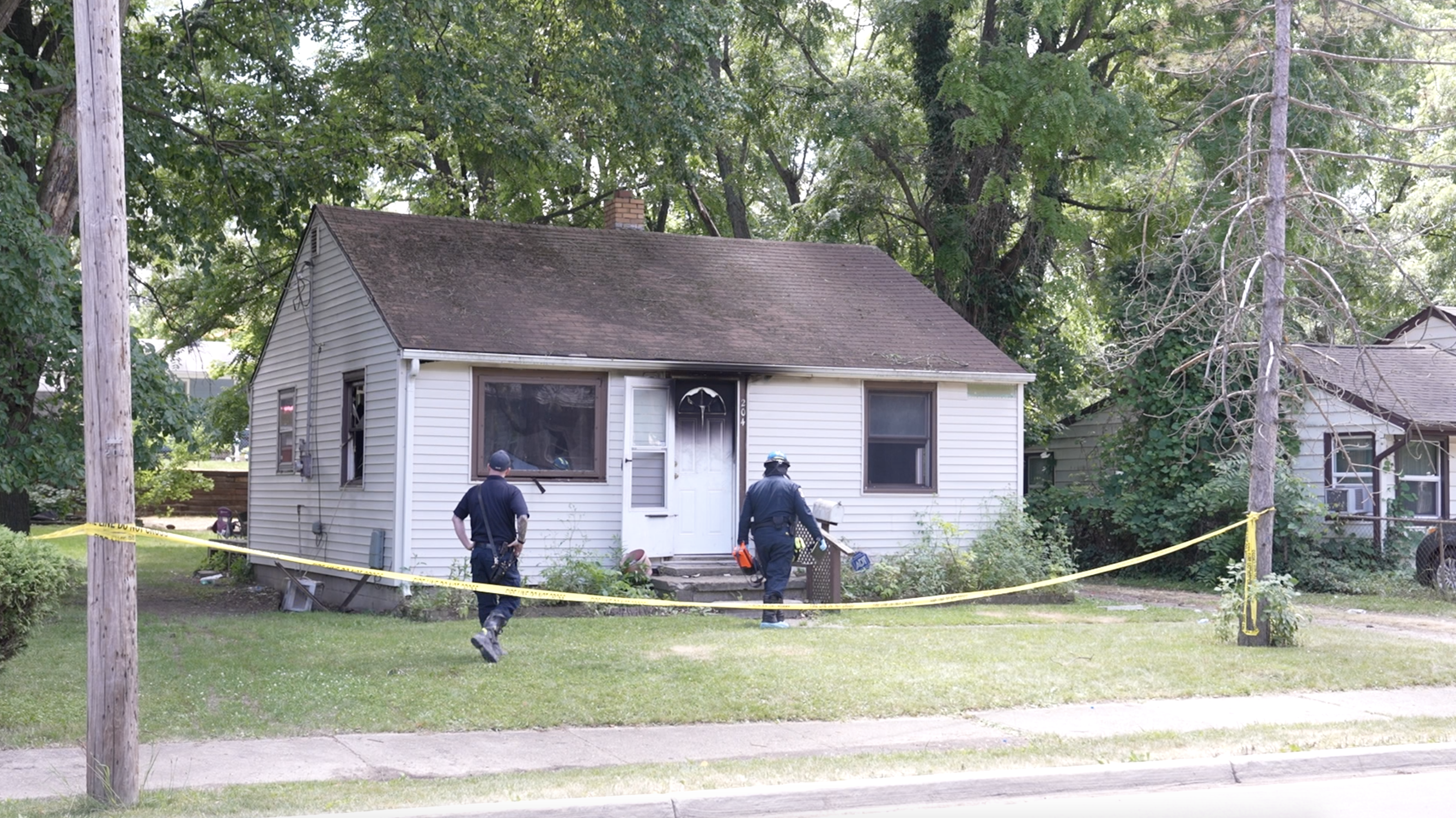E. Cavannaugh Rd. fire