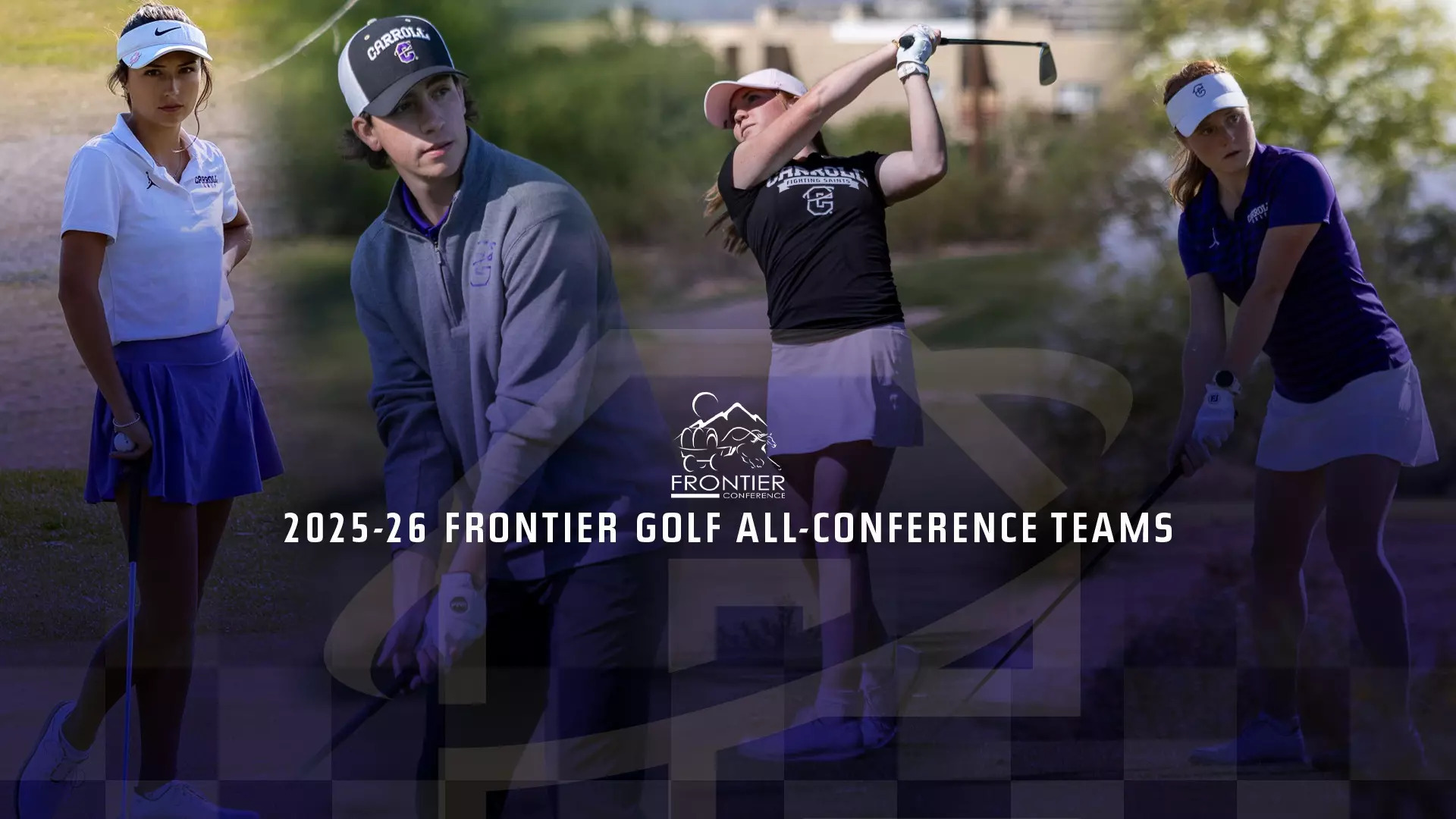Four Carroll golfers earn Frontier All-Conference honors.