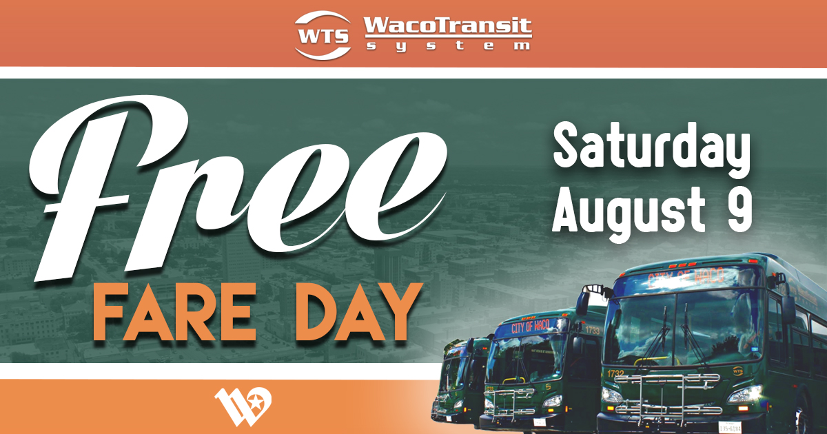 Waco Free Fare Day
