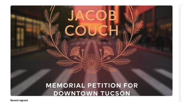 Jacob Couch memorial petition
