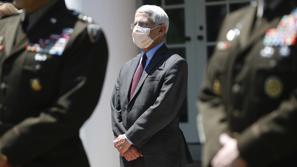 Fauci says he wears a mask as a sign of respect, adds it's 'the kind of thing you should be doing'