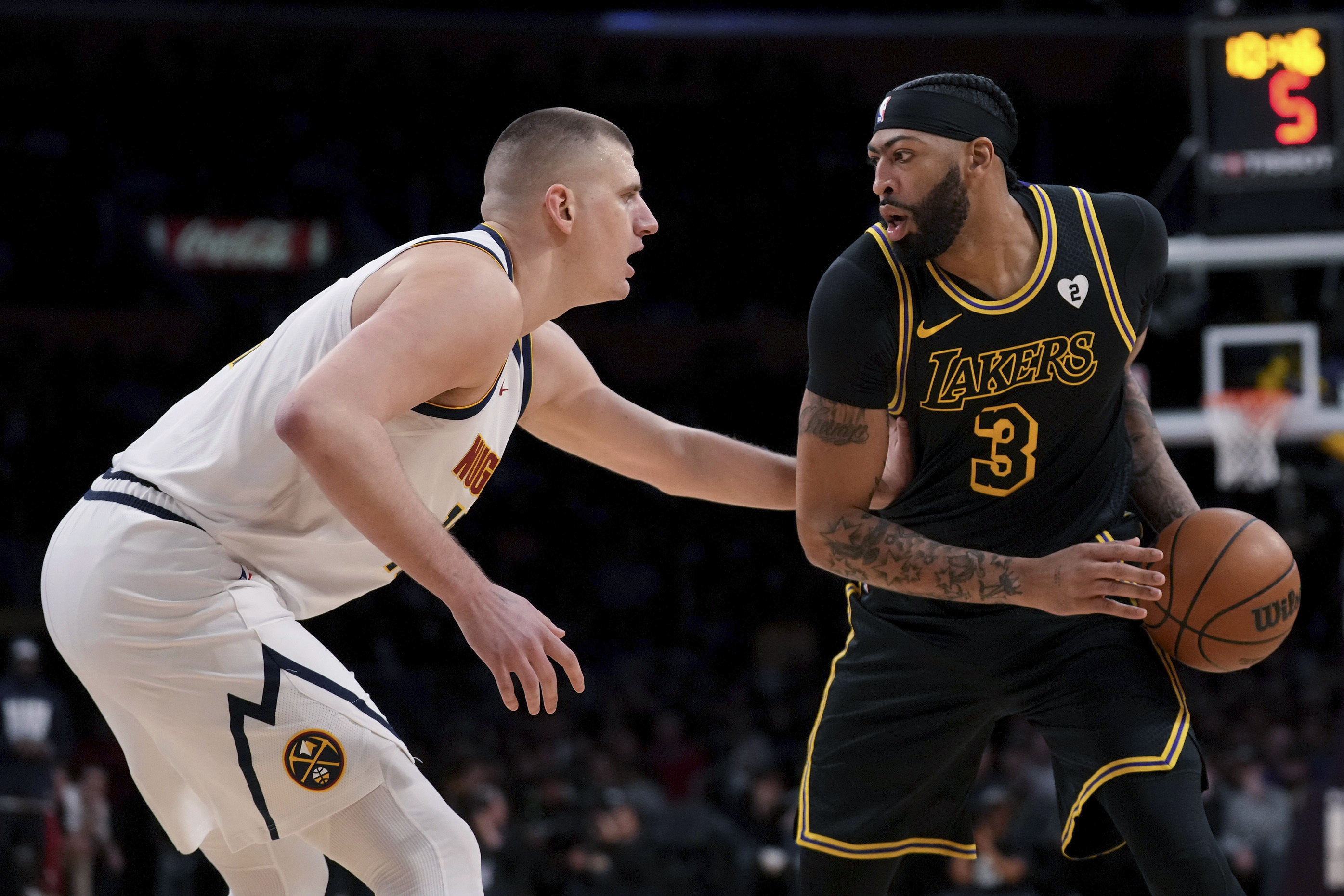 Nuggets Lakers Basketball