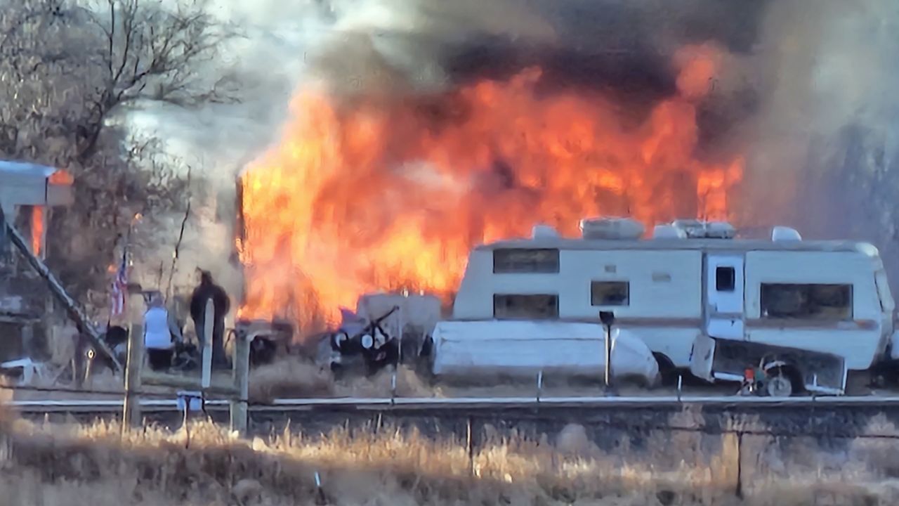 Fire in Vaughn (December 1, 2023)