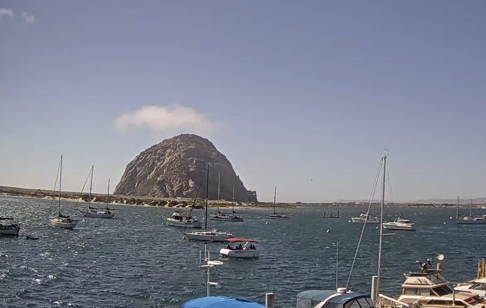Morro Rock on Labor Day 2023