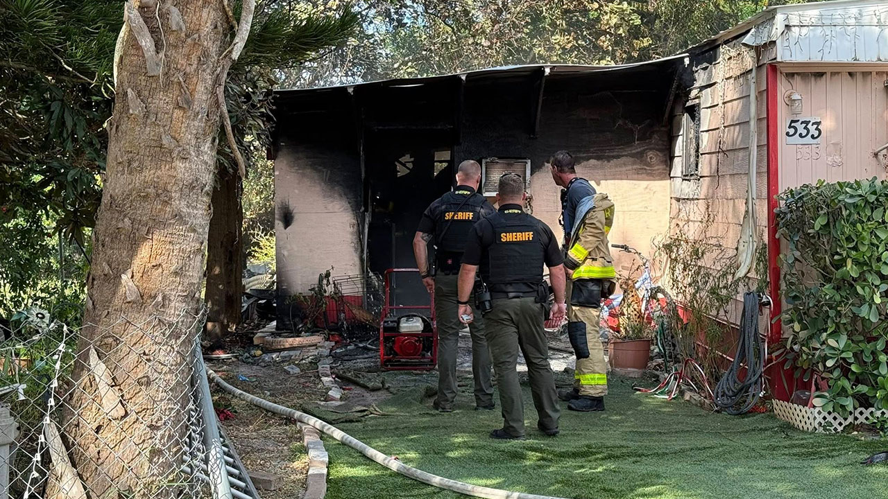 Stuart Mobile Home Fire