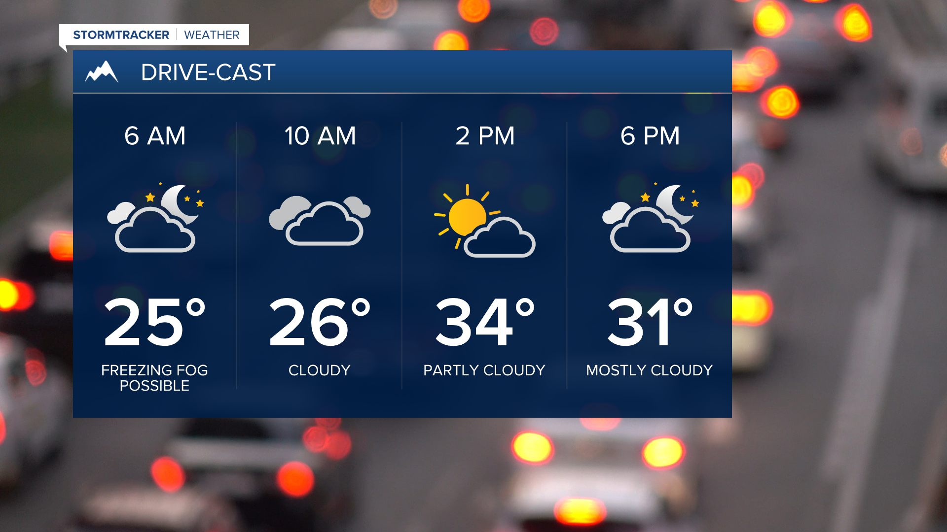 Freezing fog possible Thursday morning