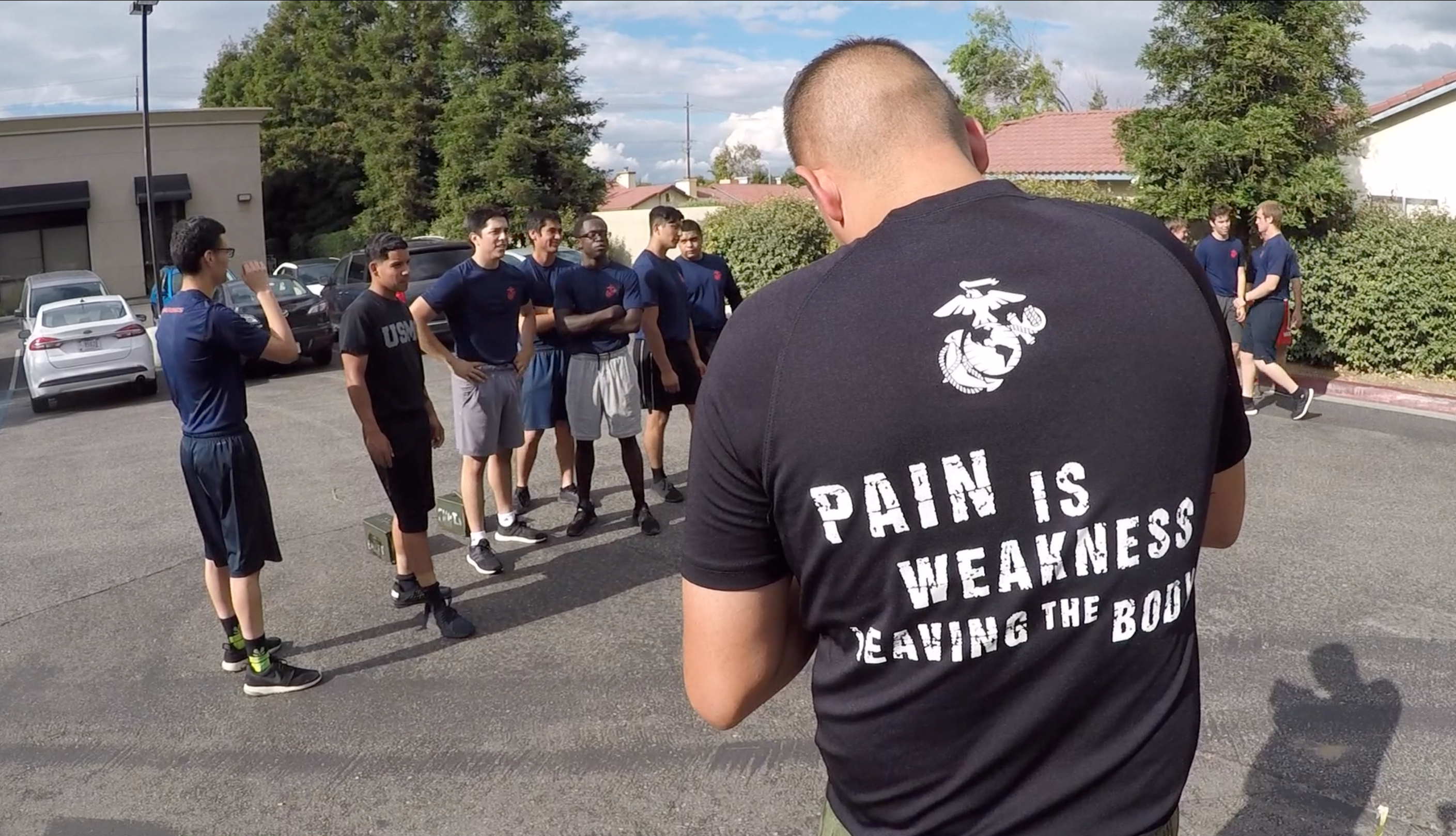 U.S. Marines Recruiting Workout