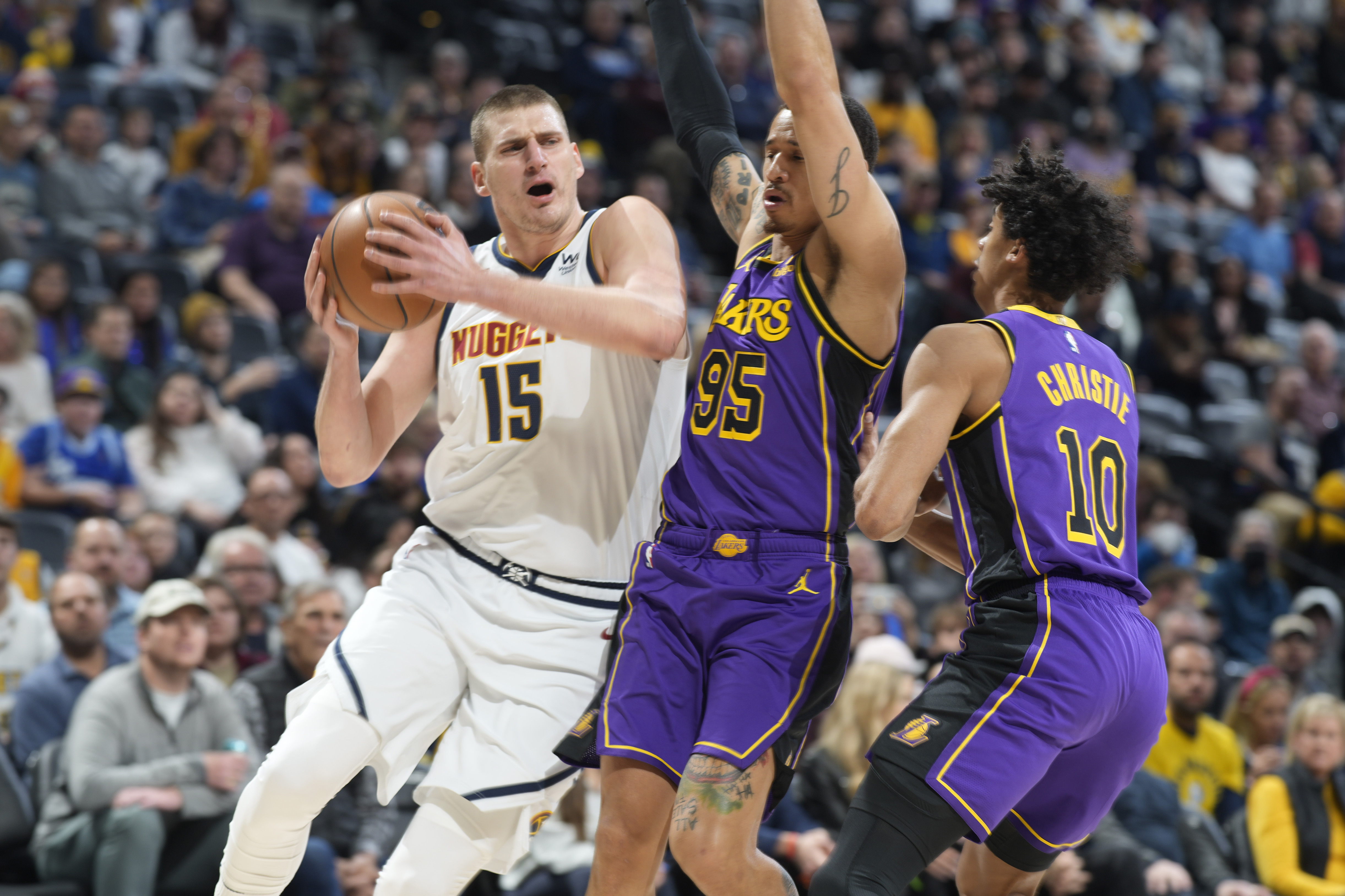 Lakers Nuggets Basketball