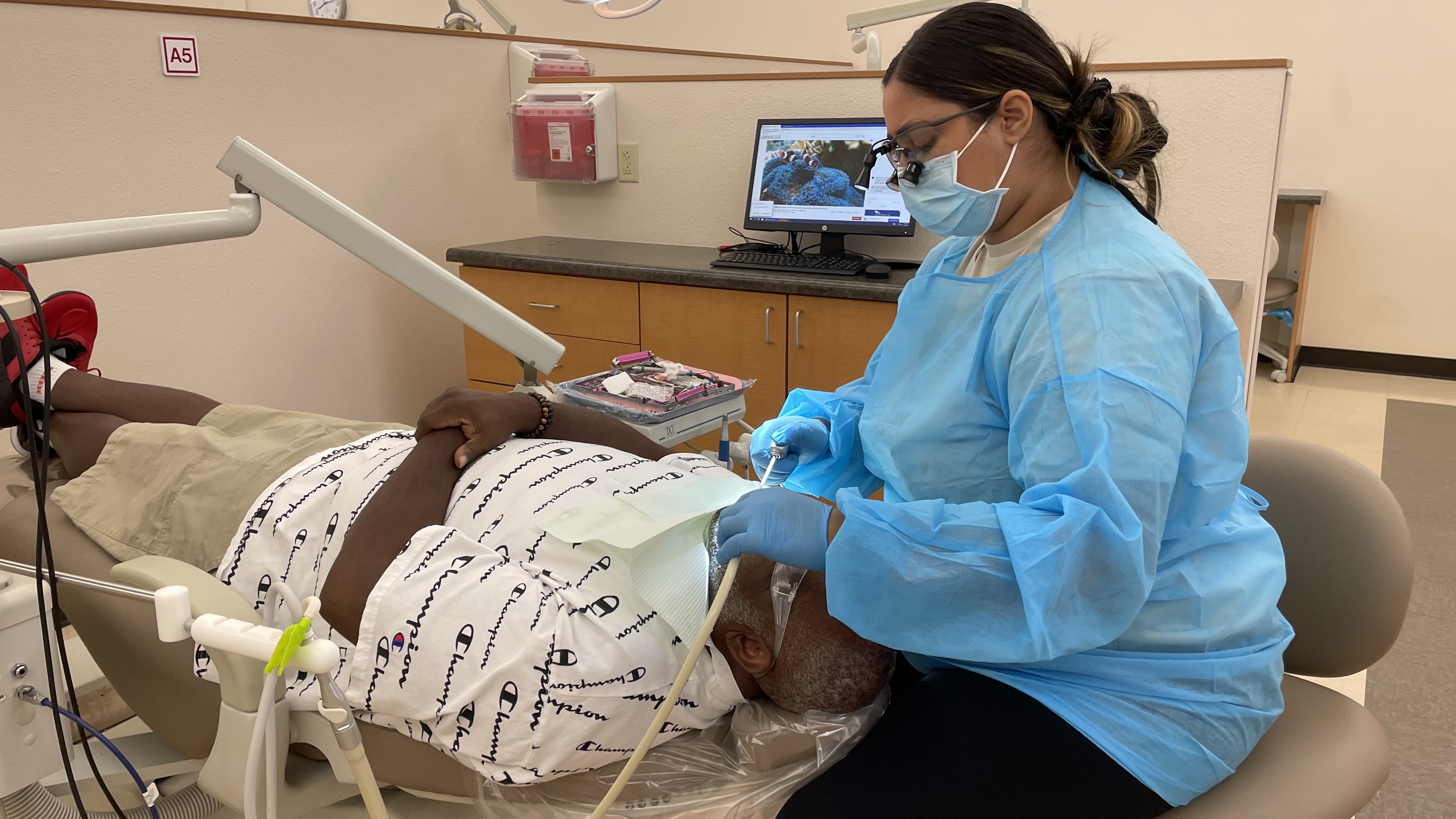 Veteran receives free dental care in community event.jpg