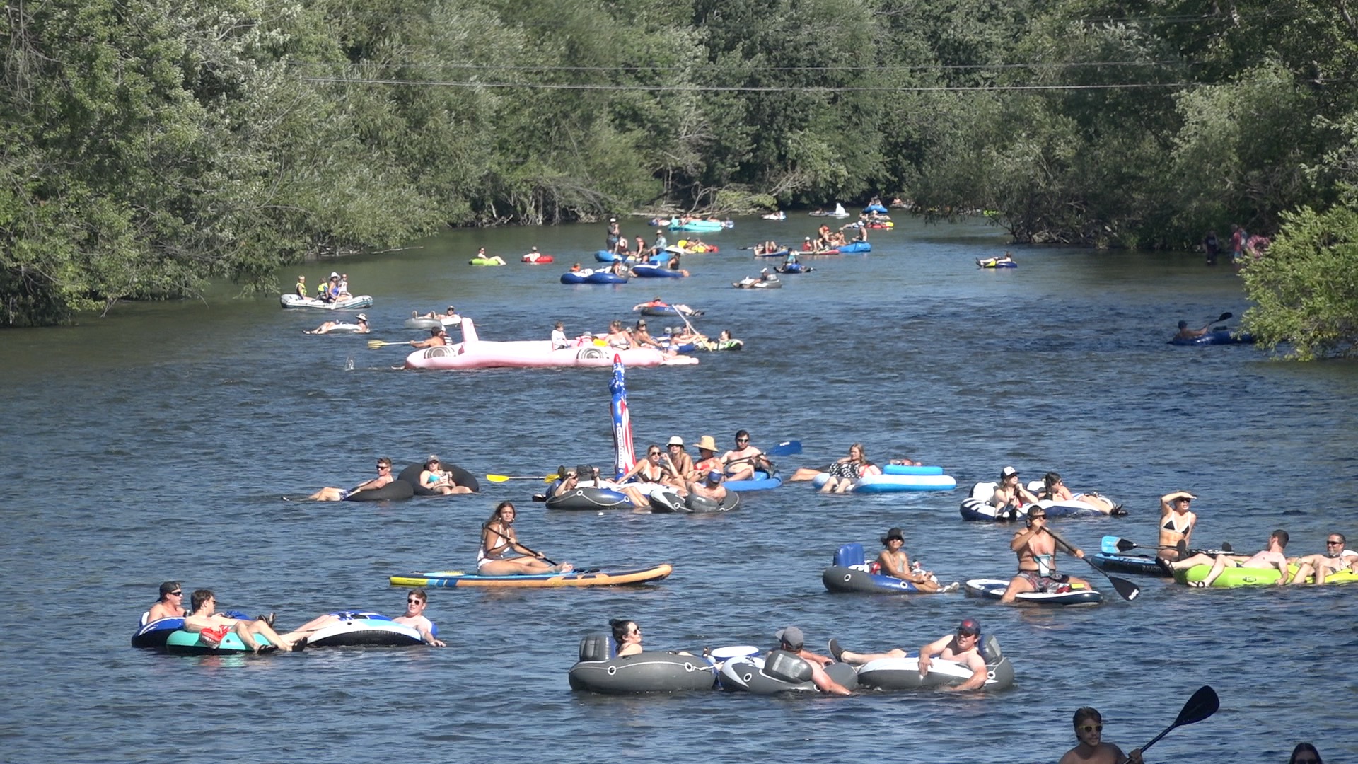 Floating the Boise River