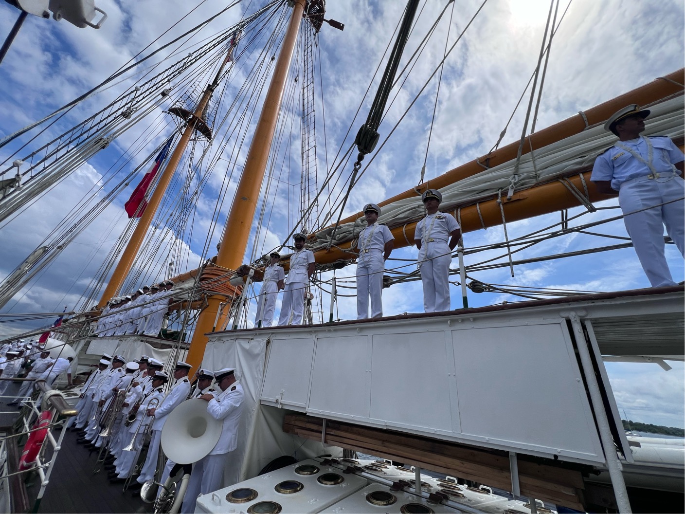 Chilean tall ship Parade of Sail